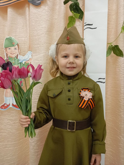 В преддверии празднования 80-й годовщины победы в Великой Отечественной войне сегодня в празднично украшенном зале в торжественной обстановке в детском саду прошло мероприятие, посвященный Дню Победы.